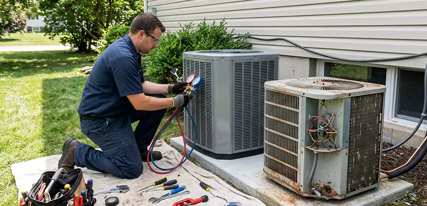 Seasonal AC Checkup in Wentzville